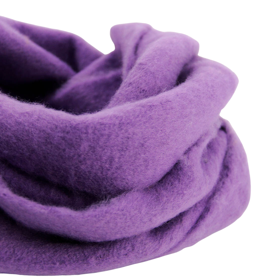 Bufanda Cuello De Alpaca Unicolor Doble Vuelta