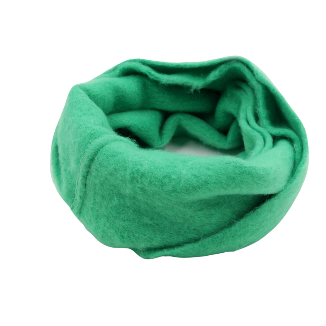 Bufanda Cuello De Alpaca Unicolor Doble Vuelta