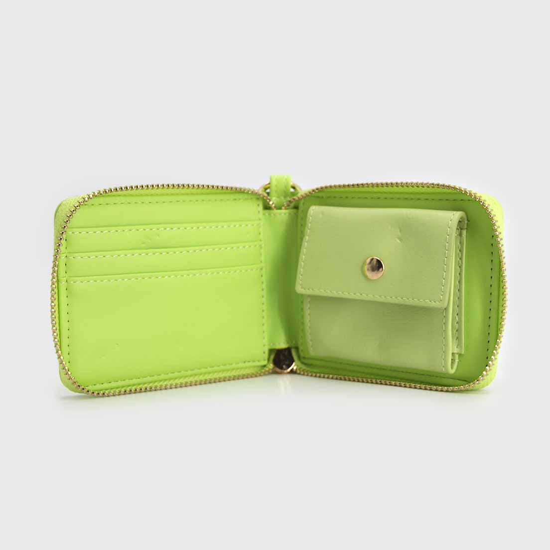 Billetera Tarjetero Y Monedero Con Straps Cadena