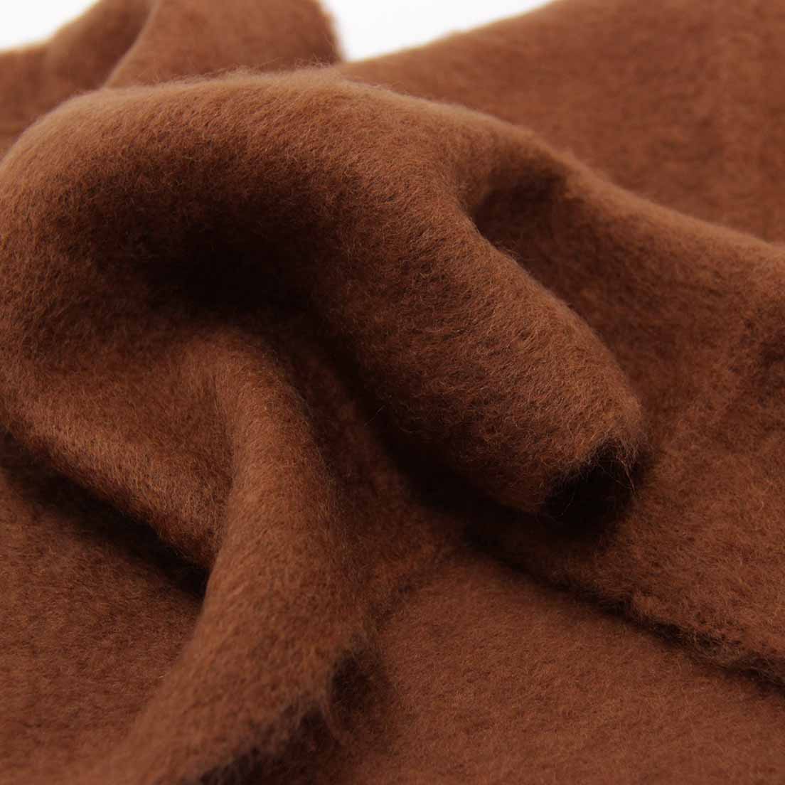 Bufanda Cuello De Alpaca Unicolor Doble Vuelta