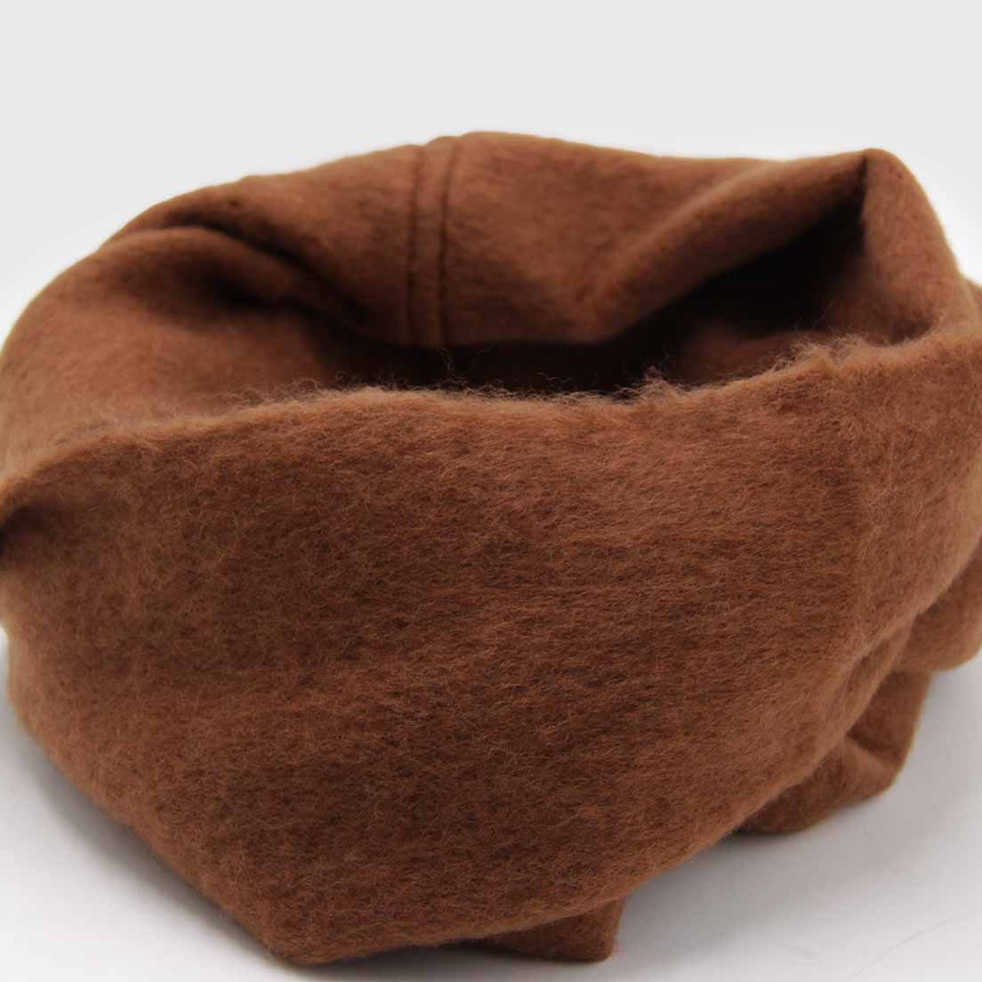 Bufanda Cuello De Alpaca Unicolor Doble Vuelta