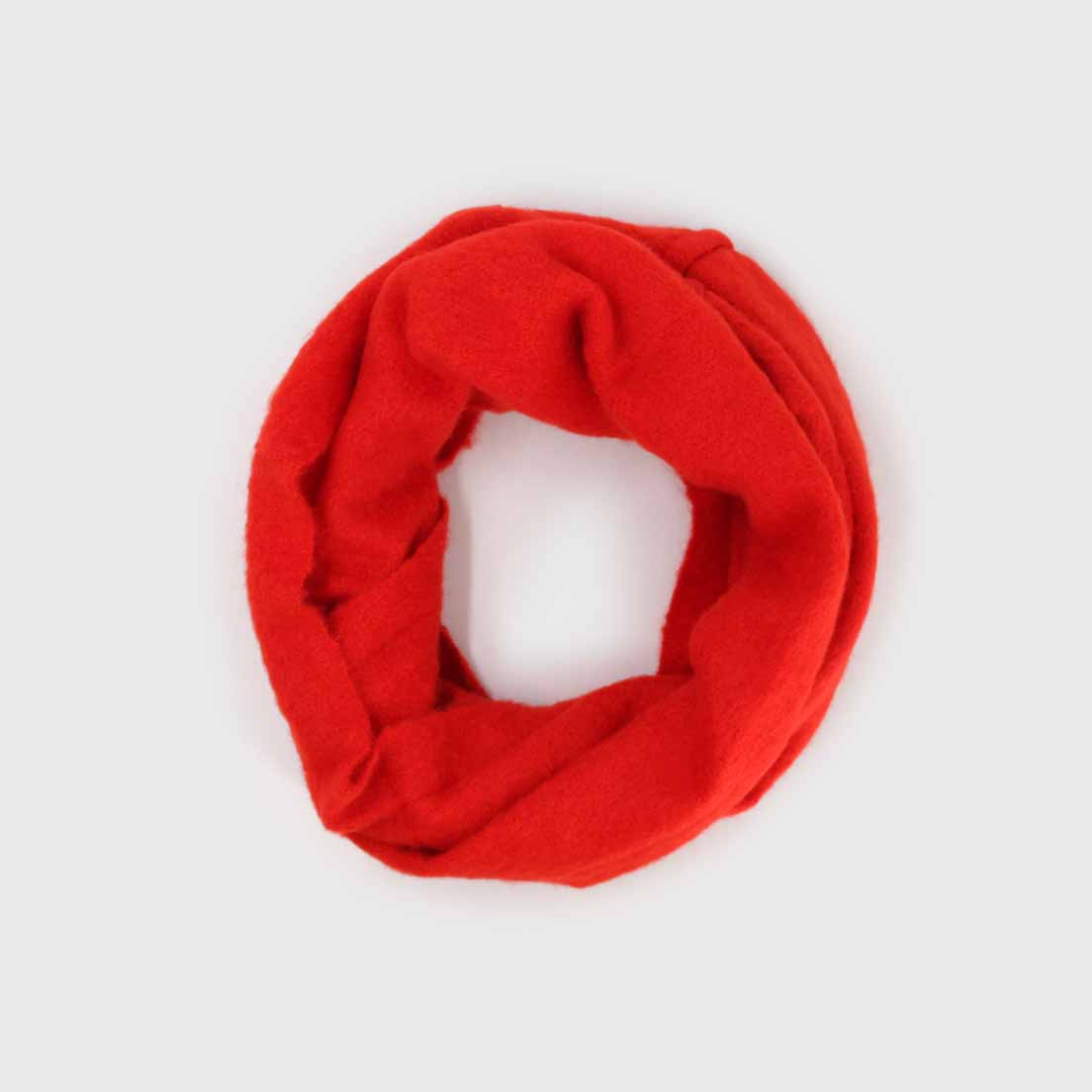 Bufanda Cuello De Alpaca Unicolor Doble Vuelta