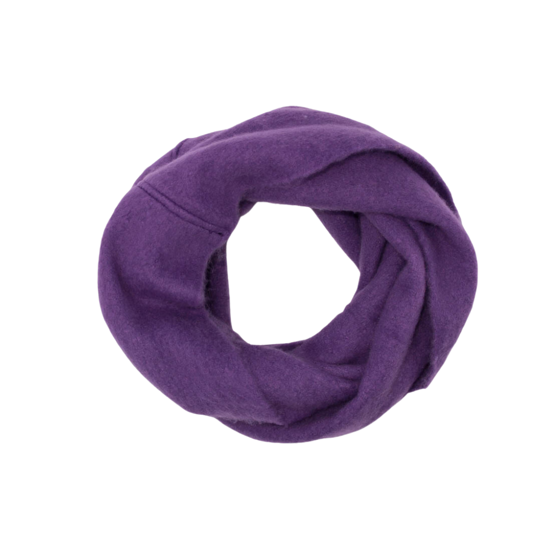Bufanda Cuello De Alpaca Unicolor Doble Vuelta