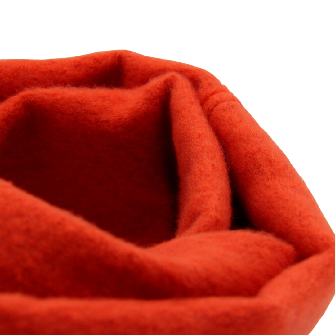 Bufanda Cuello De Alpaca Unicolor Doble Vuelta