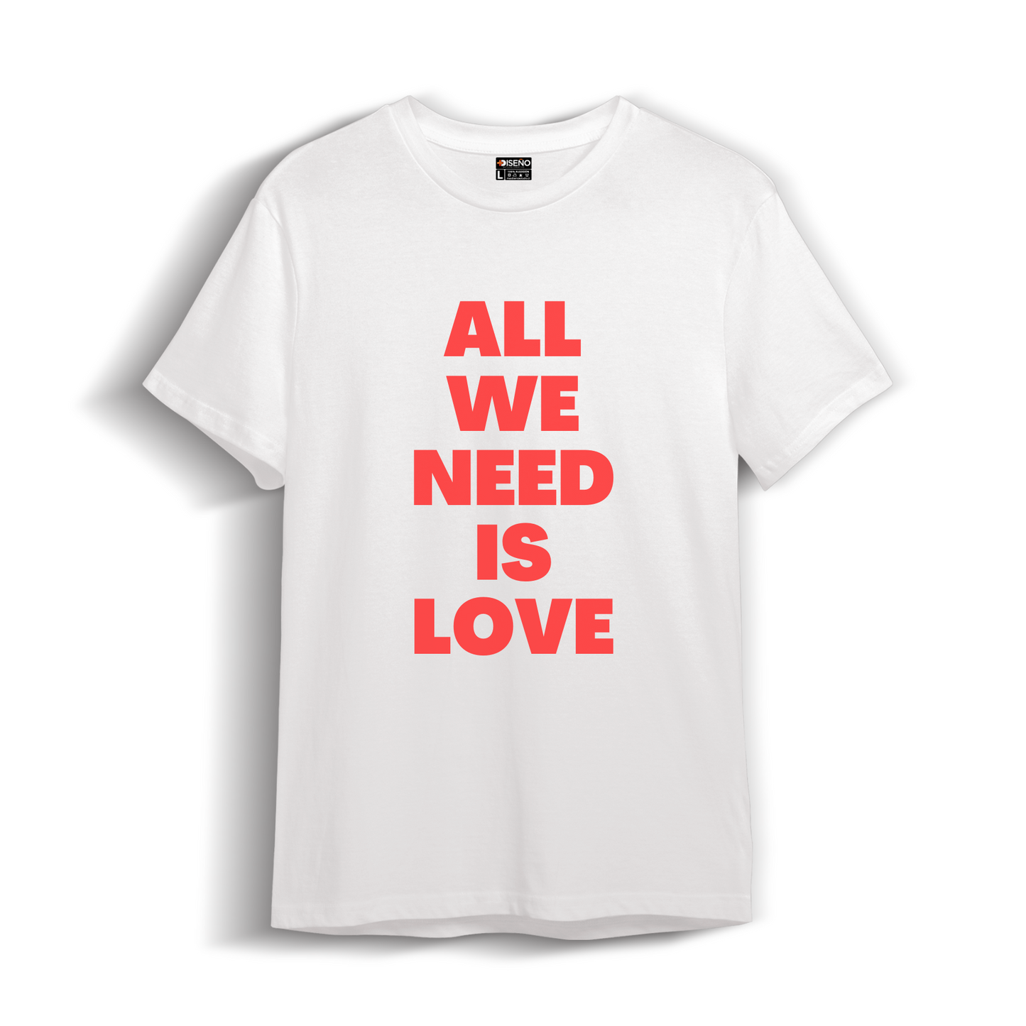 Polera Estampado de All We Need Is Love