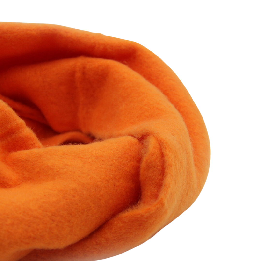 Bufanda Cuello De Alpaca Unicolor Doble Vuelta