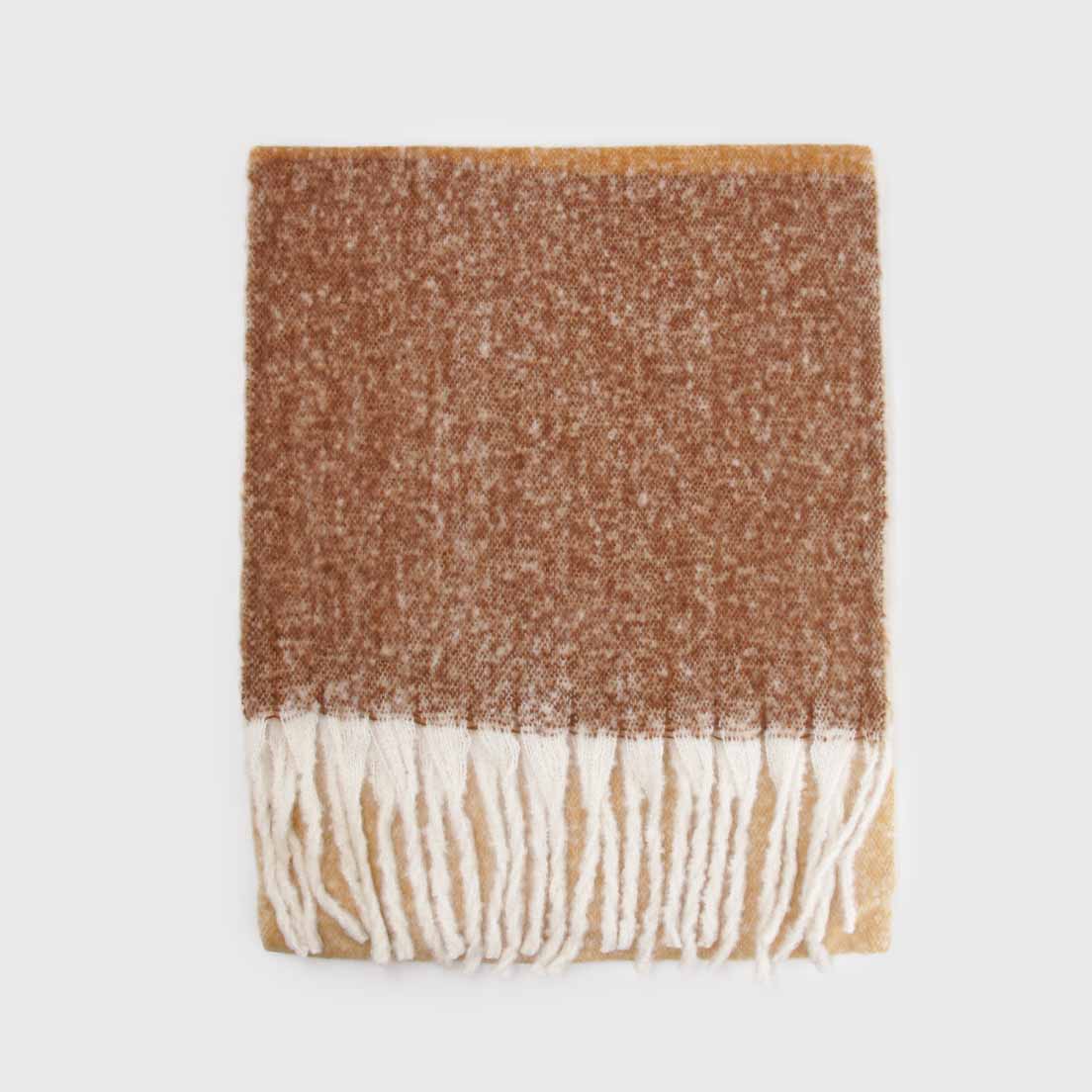 Bufanda de Alpaca Color Block
