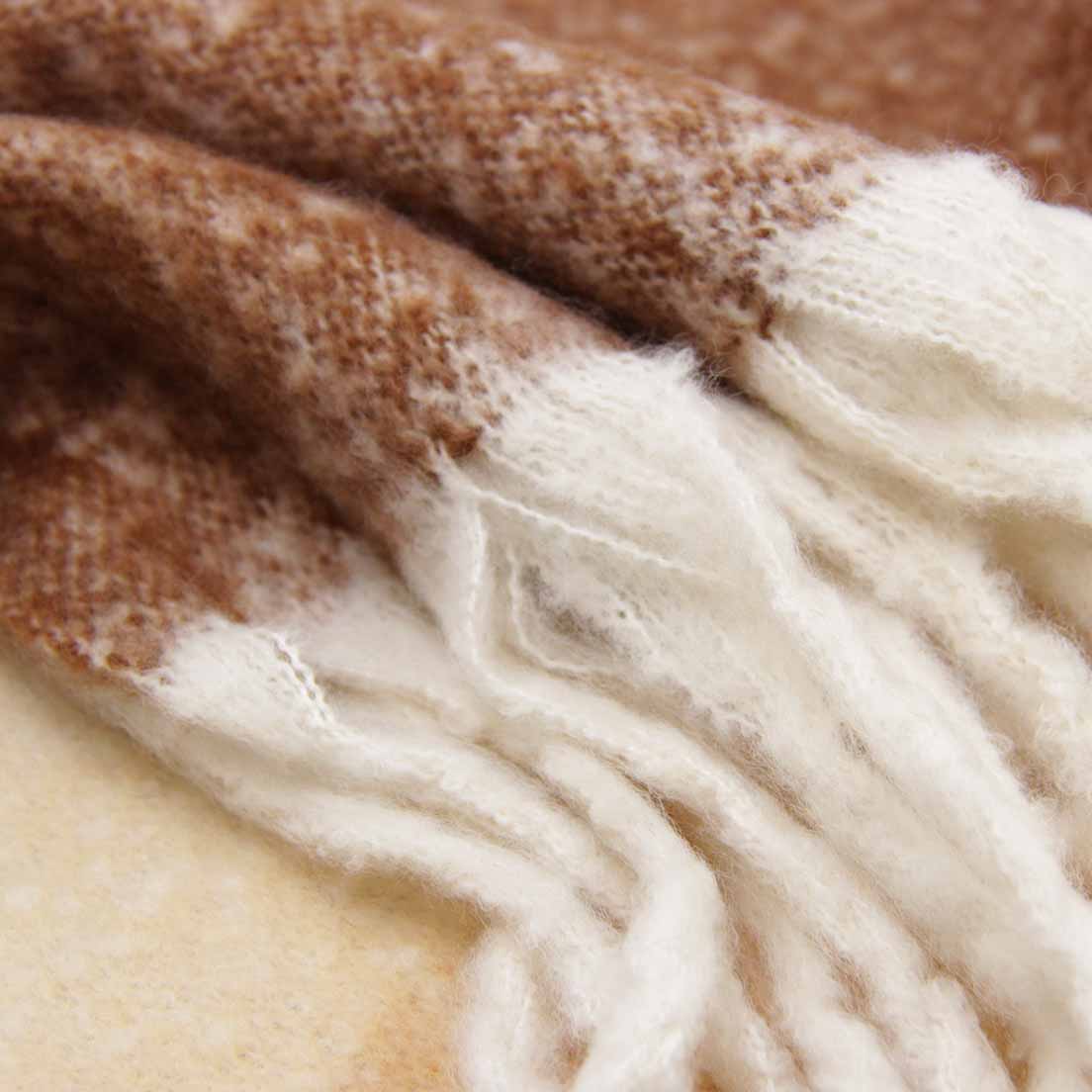 Bufanda de Alpaca Color Block