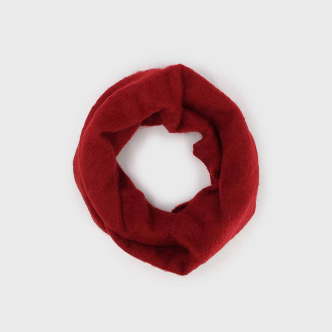Bufanda Cuello De Alpaca Unicolor Doble Vuelta