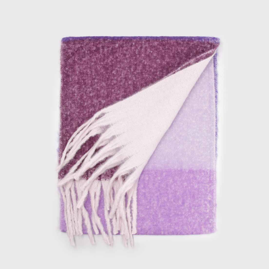 Bufanda de Alpaca Color Block