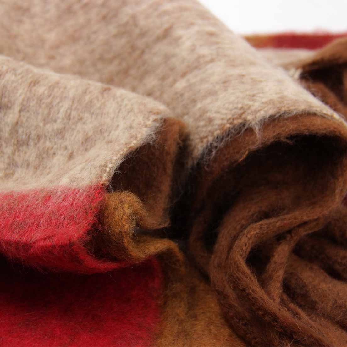 Bufanda de Alpaca Color Block