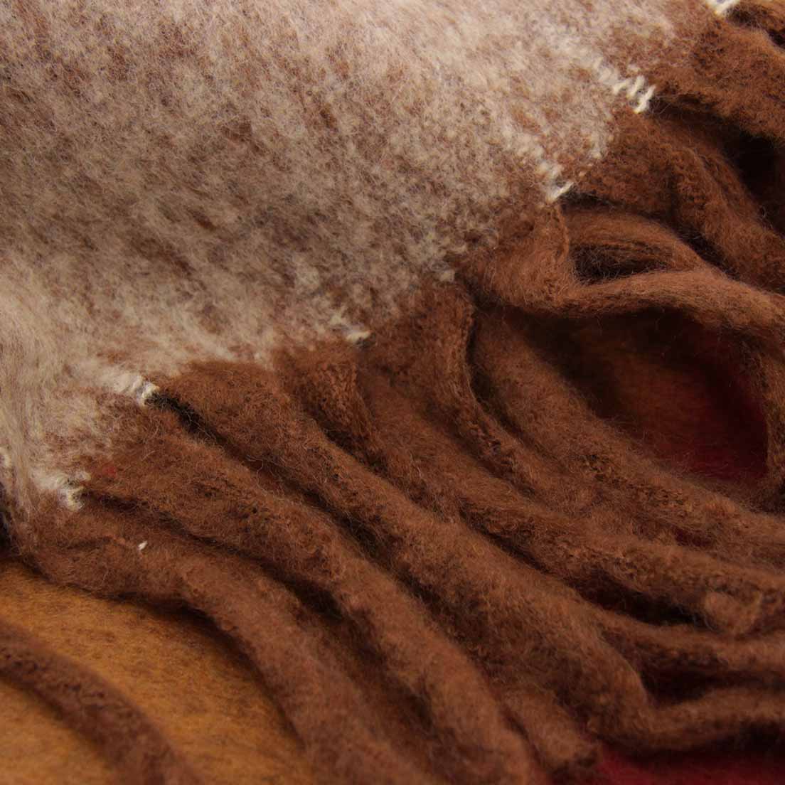 Bufanda de Alpaca Color Block