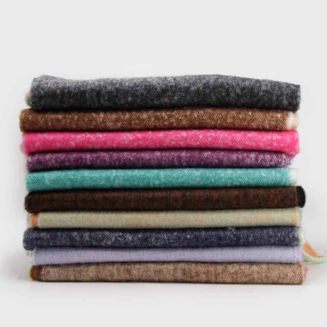 Bufanda de Alpaca Color Block