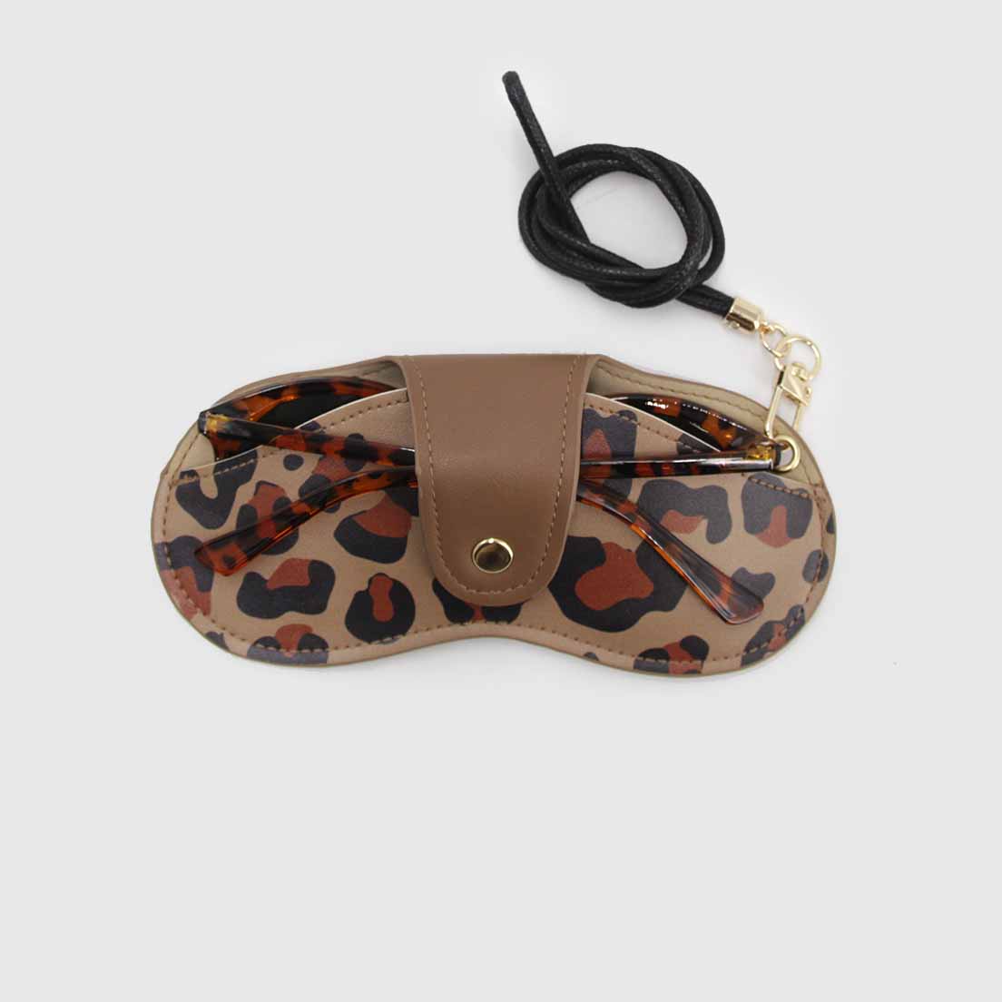 Estuche colgante para lentes diseño animal print