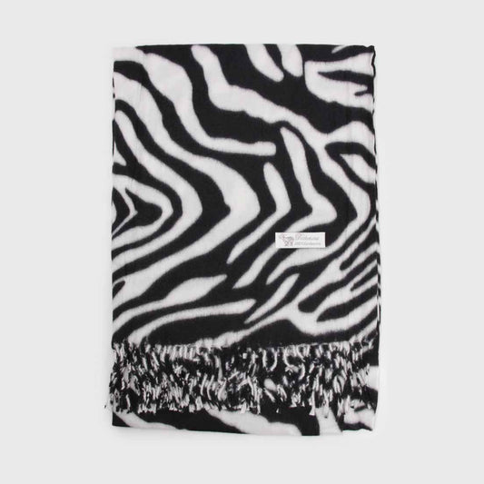 Bufanda Cashmere Animal Print Cebra