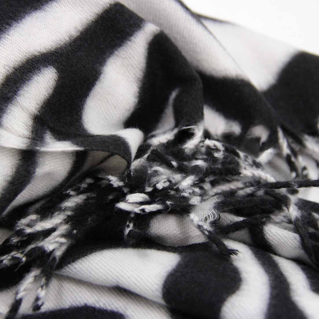 Bufanda Cashmere Animal Print Cebra