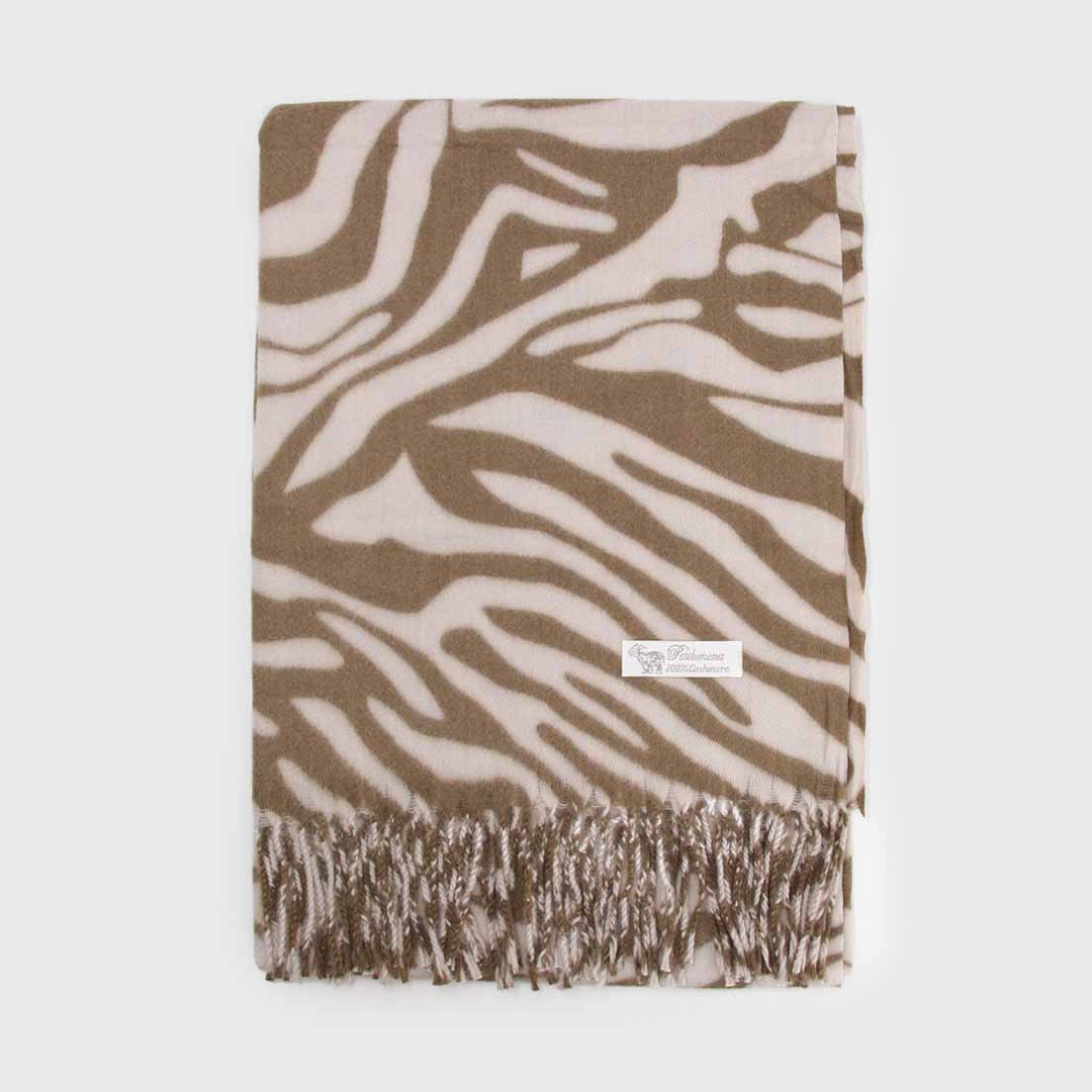 Bufanda Cashmere Animal Print Cebra