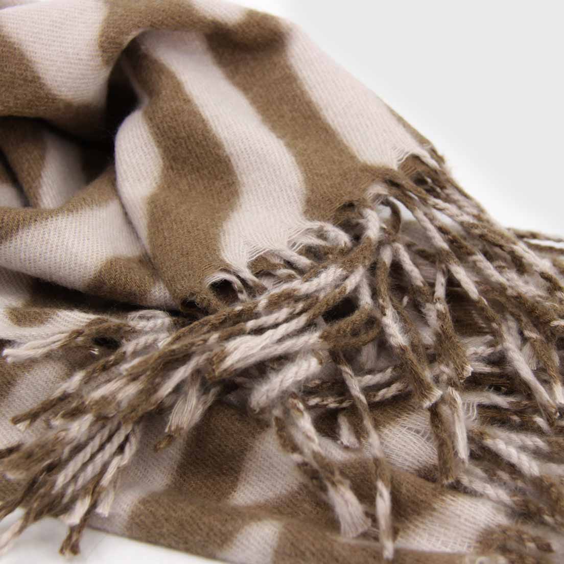Bufanda Cashmere Animal Print Cebra