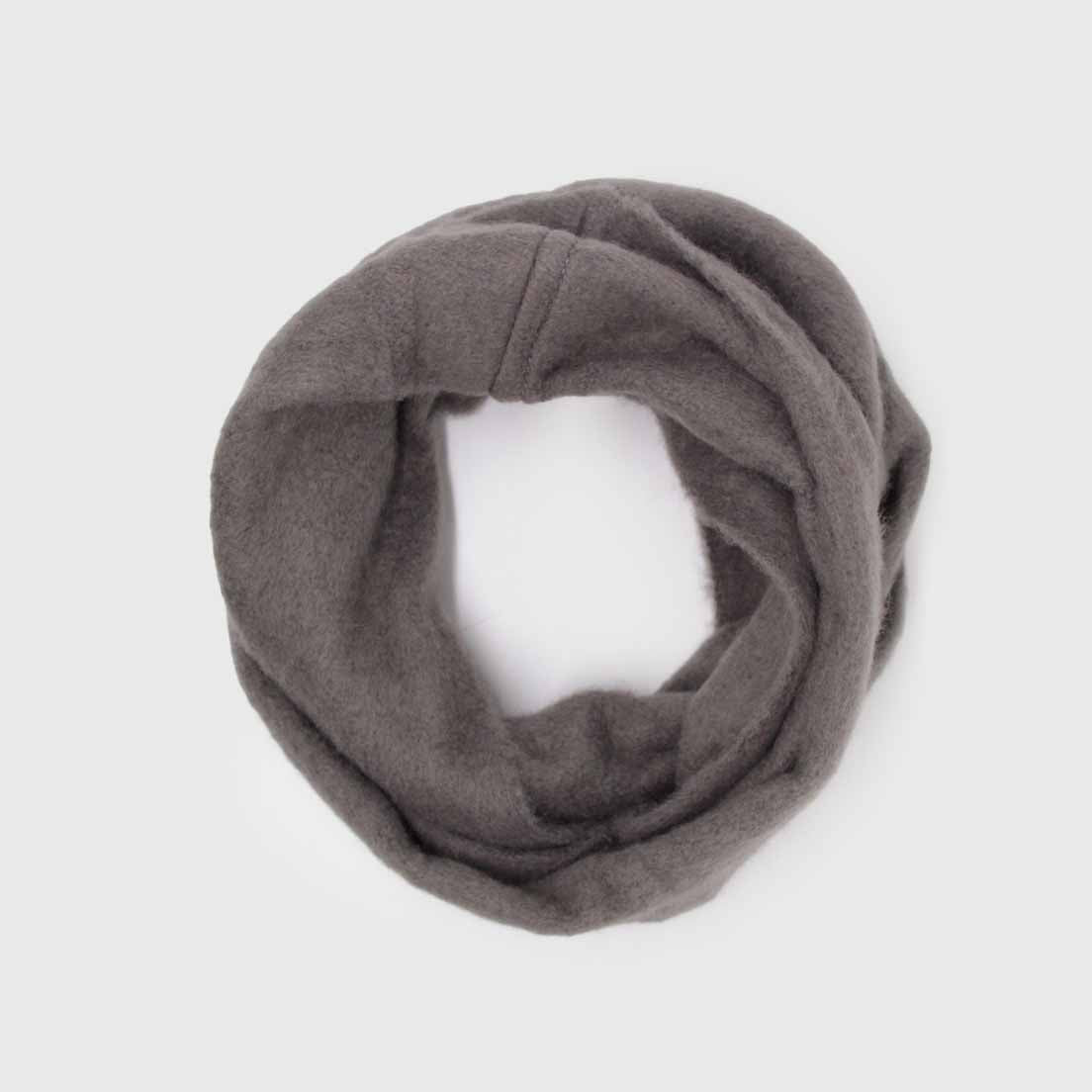 Bufanda Cuello De Alpaca Unicolor Doble Vuelta