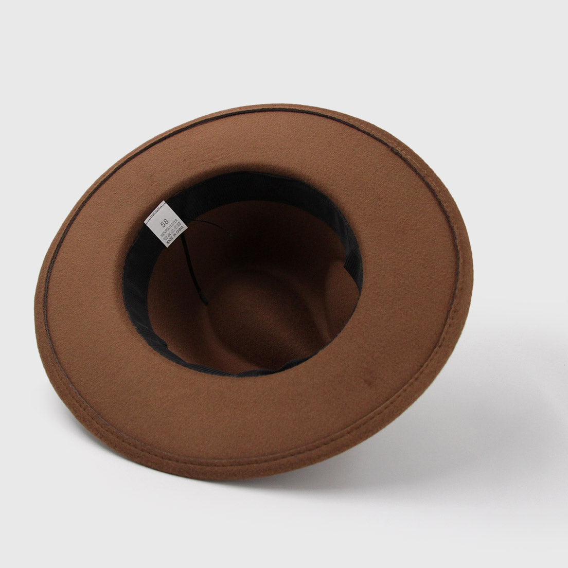 Sombrero De Paño Gorro Clásico Fedora Ajustable